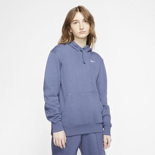 Hanorace Nike Sportswear Essential Fleece Dama Albastri Albi | GHZF-39478